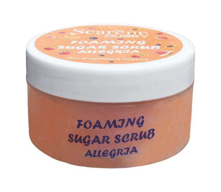 foaming sugar scrub allegria